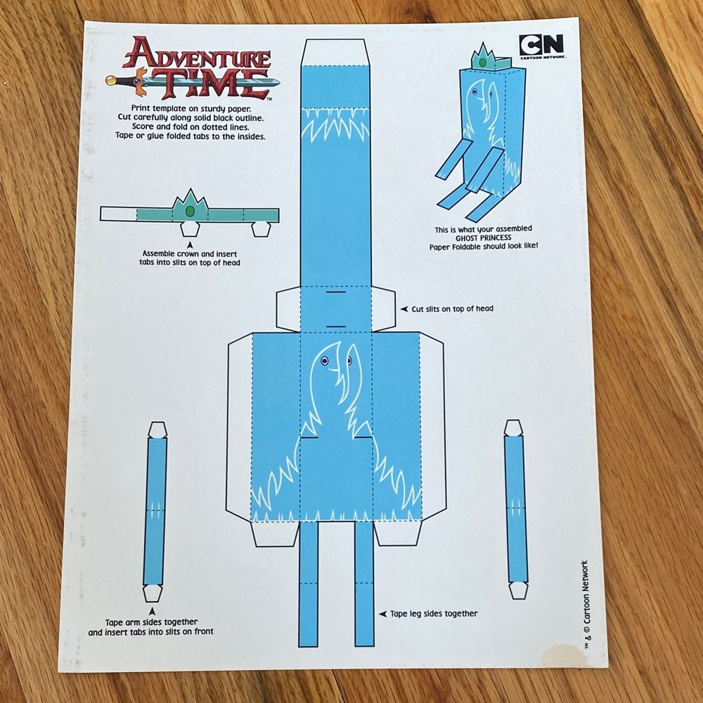 Adventure Time Paper Craft Set & Tattoo Pack - Picture 5 of 7